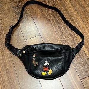 Disney world fanny pack leather